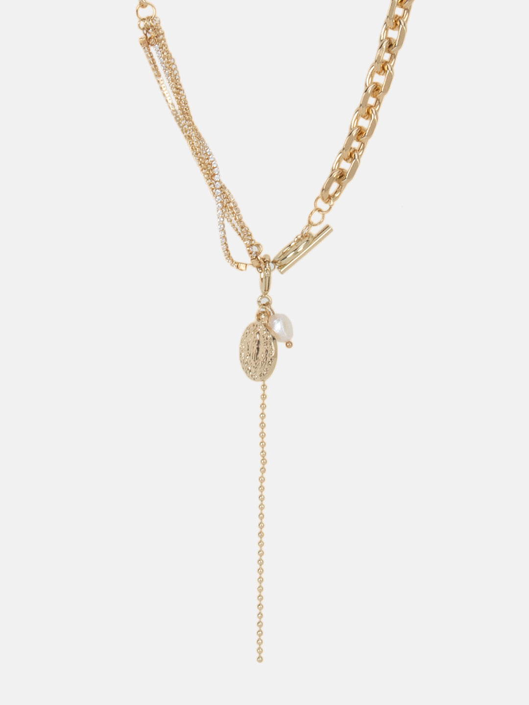 Big Pearl Interlock Chain