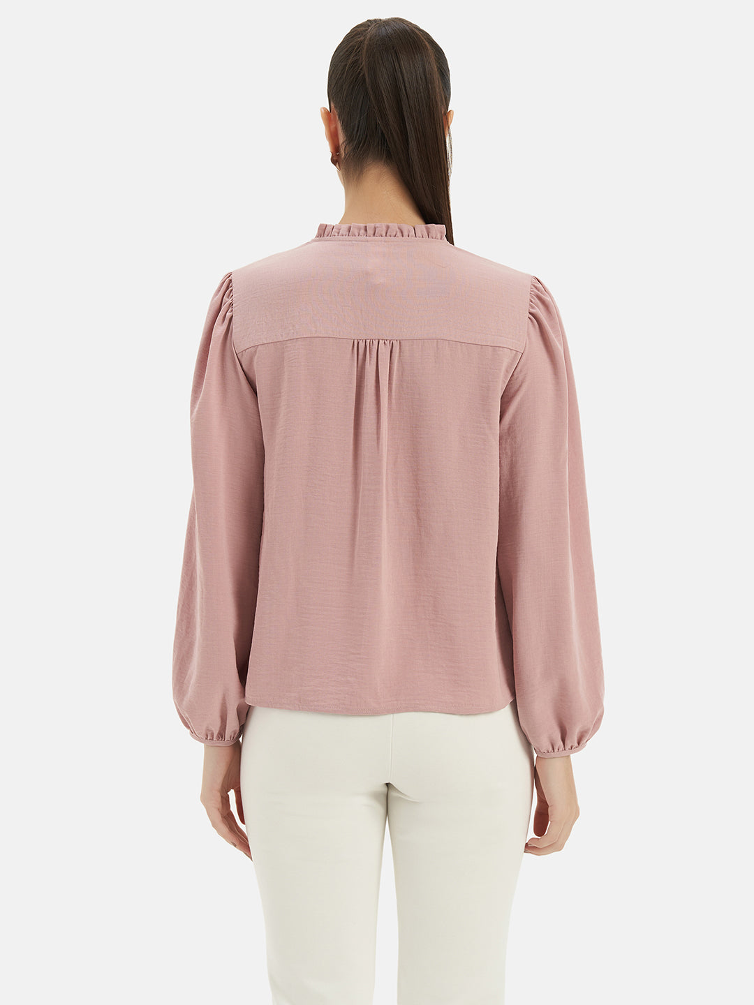 Buttoned Down Lace Insert Shirt