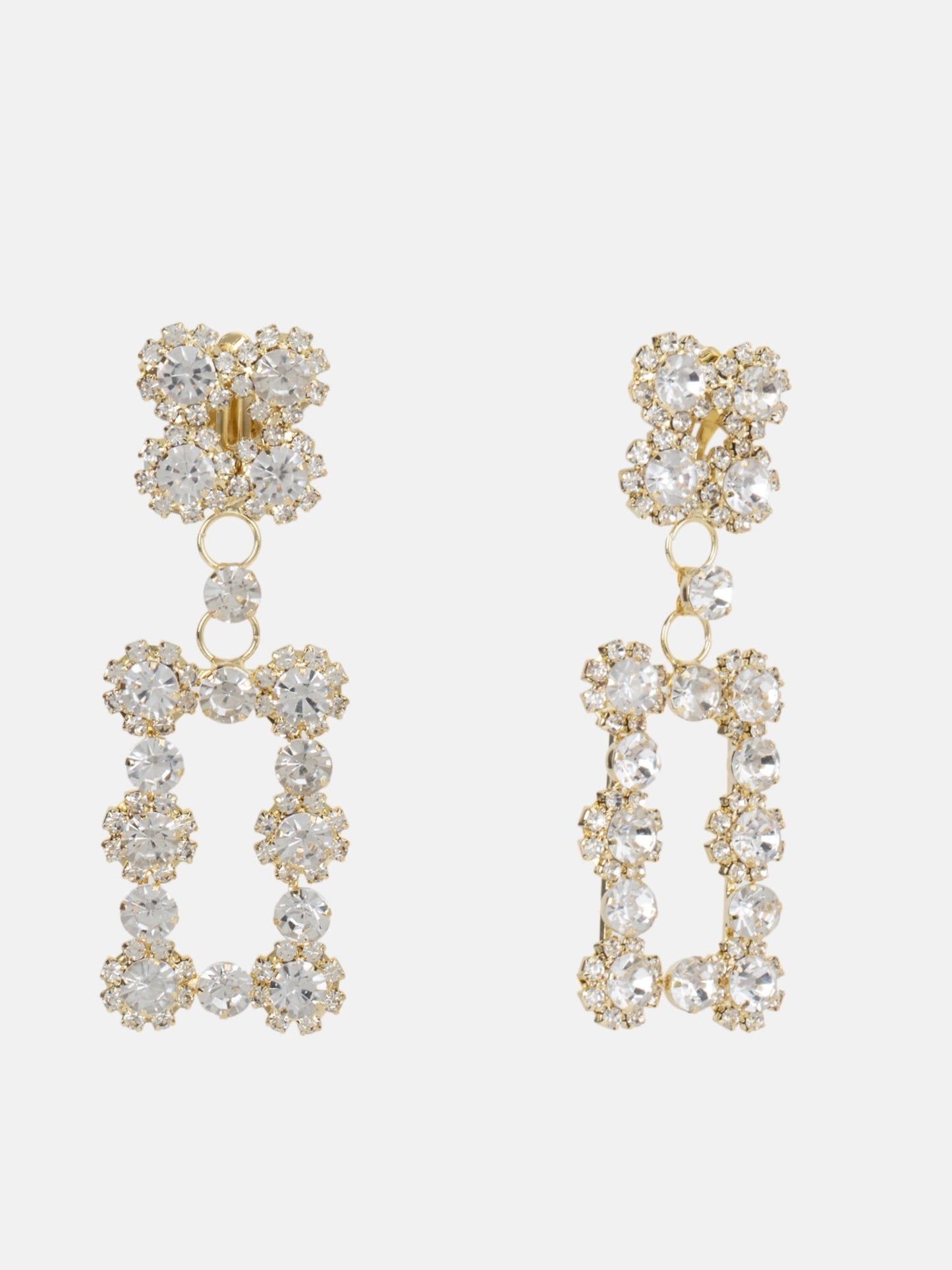 Stones Studded Blossom Earrings