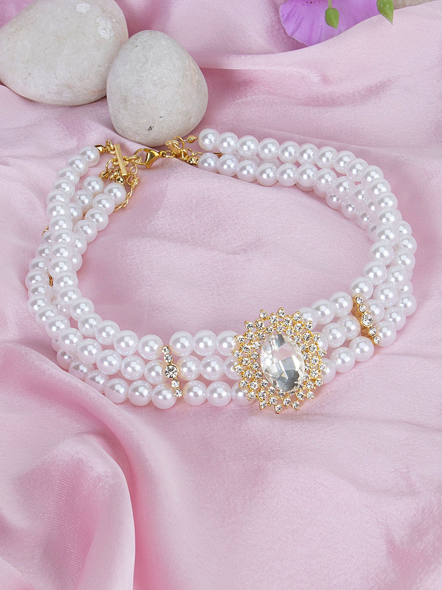 Pearl Layered Choker
