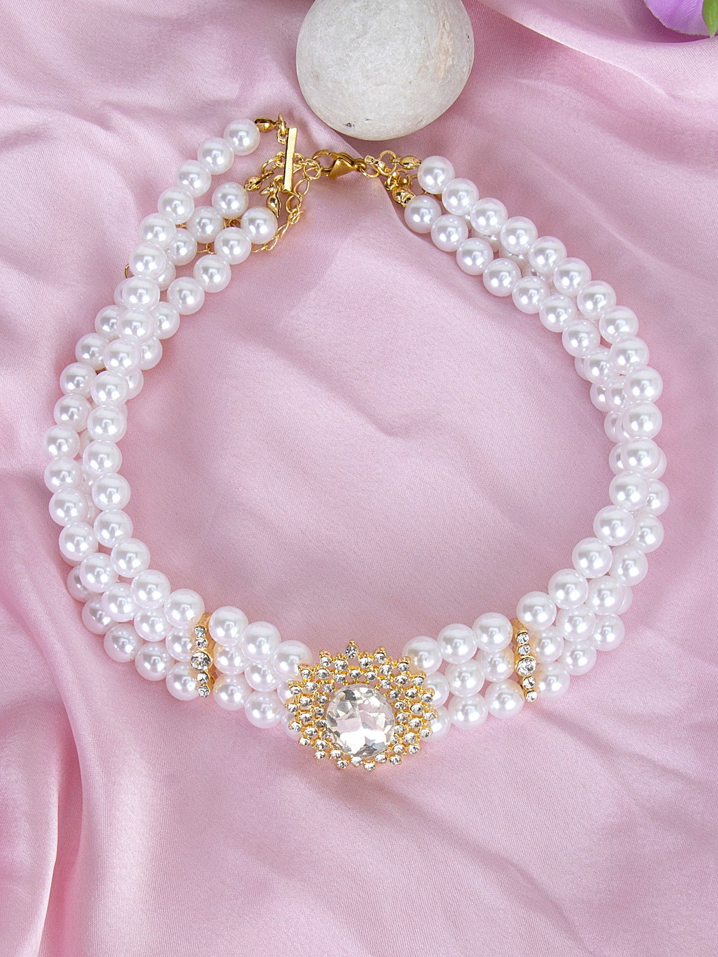 Pearl Layered Choker
