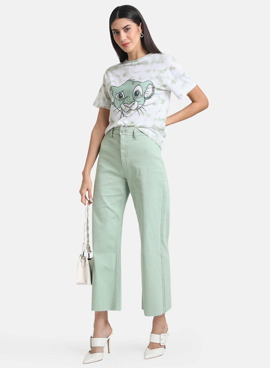 Lion King Disney Printed Tie Dye Hood T-Shirt