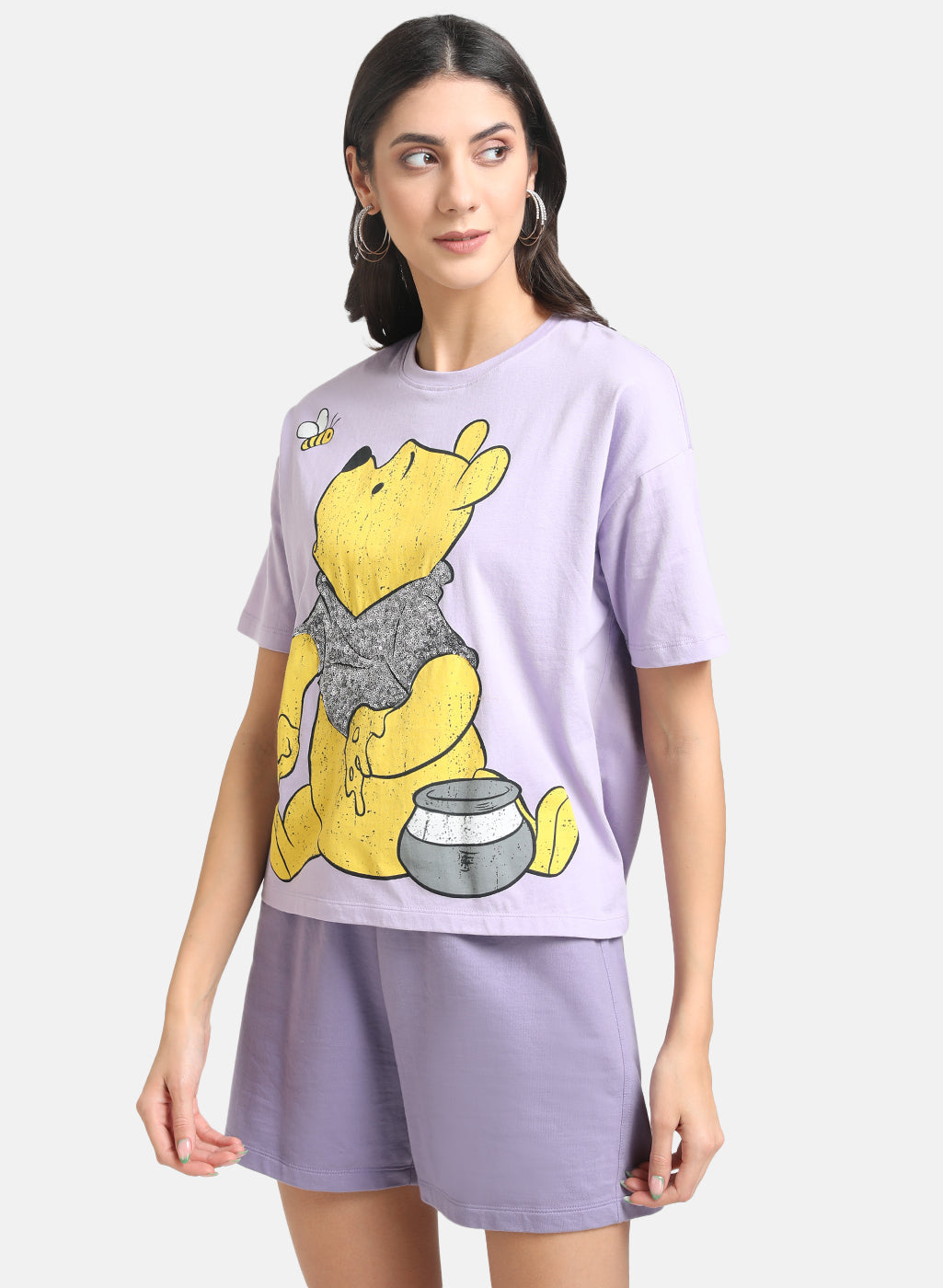 Winnie The Pooh Disney T-Shirt With Sequin Work