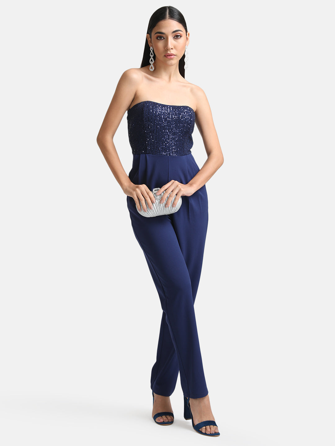 Sequin Tube Jumpsuit