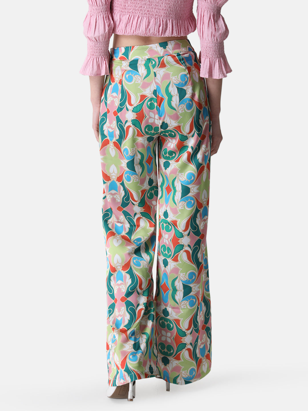 Printed Flared Pants