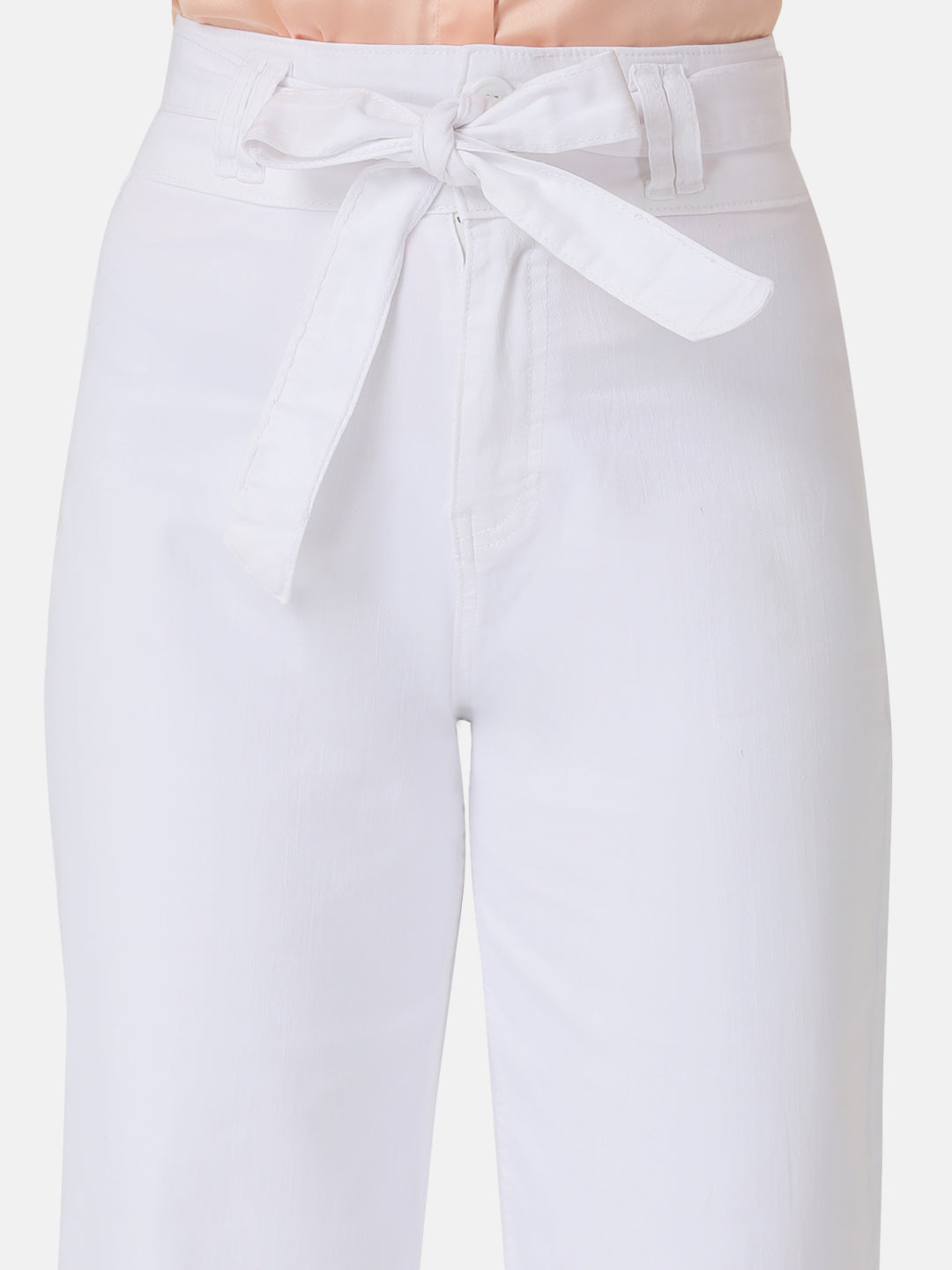 Flared Jeans With Belt