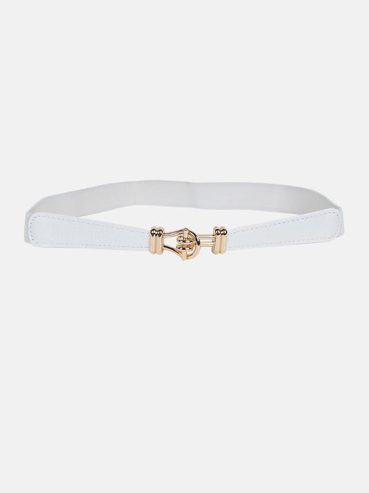 Interlock Buckle Thin Belt