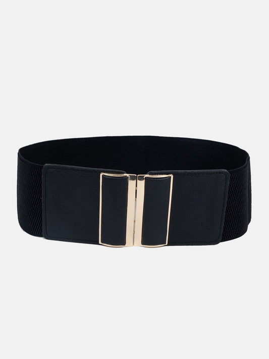 Stretch Bold Buckle Broad Belt