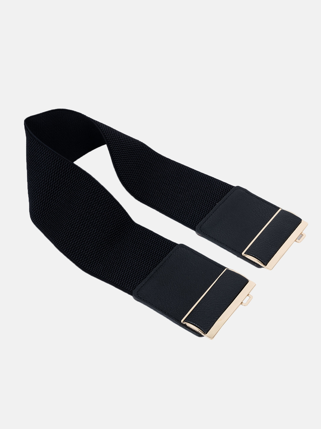 Stretch Bold Buckle Broad Belt