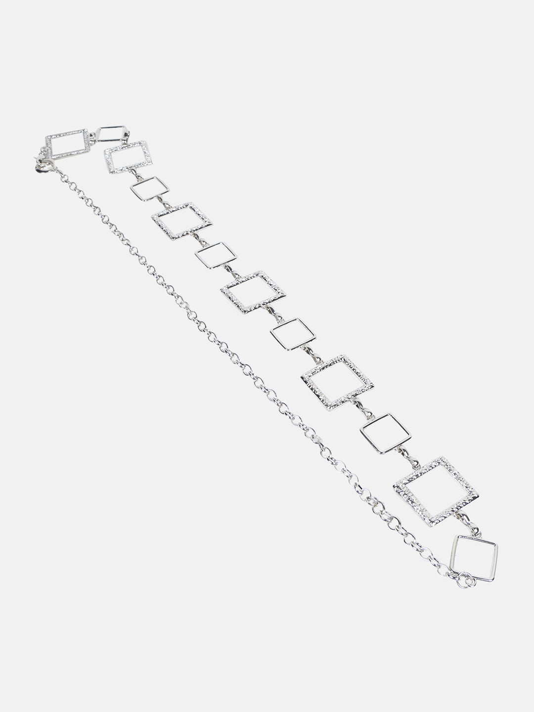 Silver Chain Thin Belt