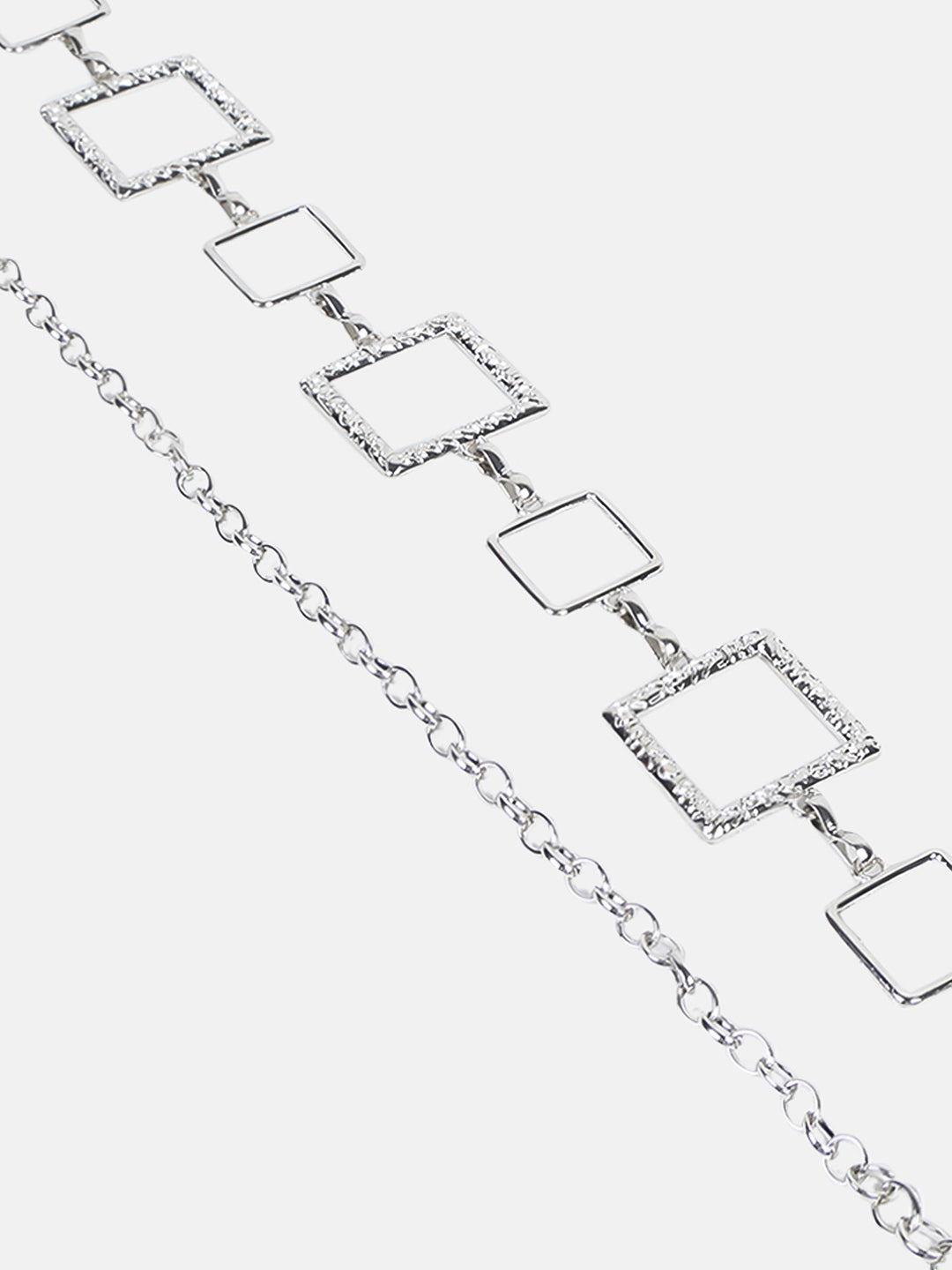 Silver Chain Thin Belt