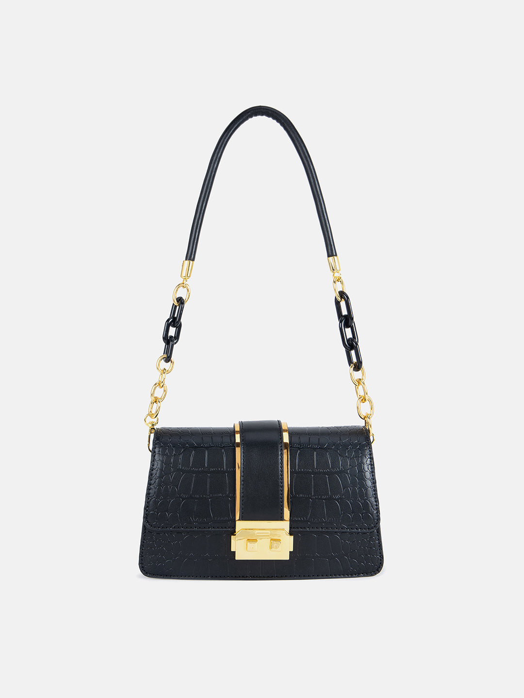 Croc Embossed Sling Bag