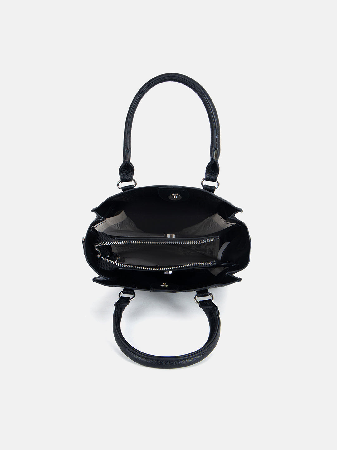 Croc-Textured Handbag