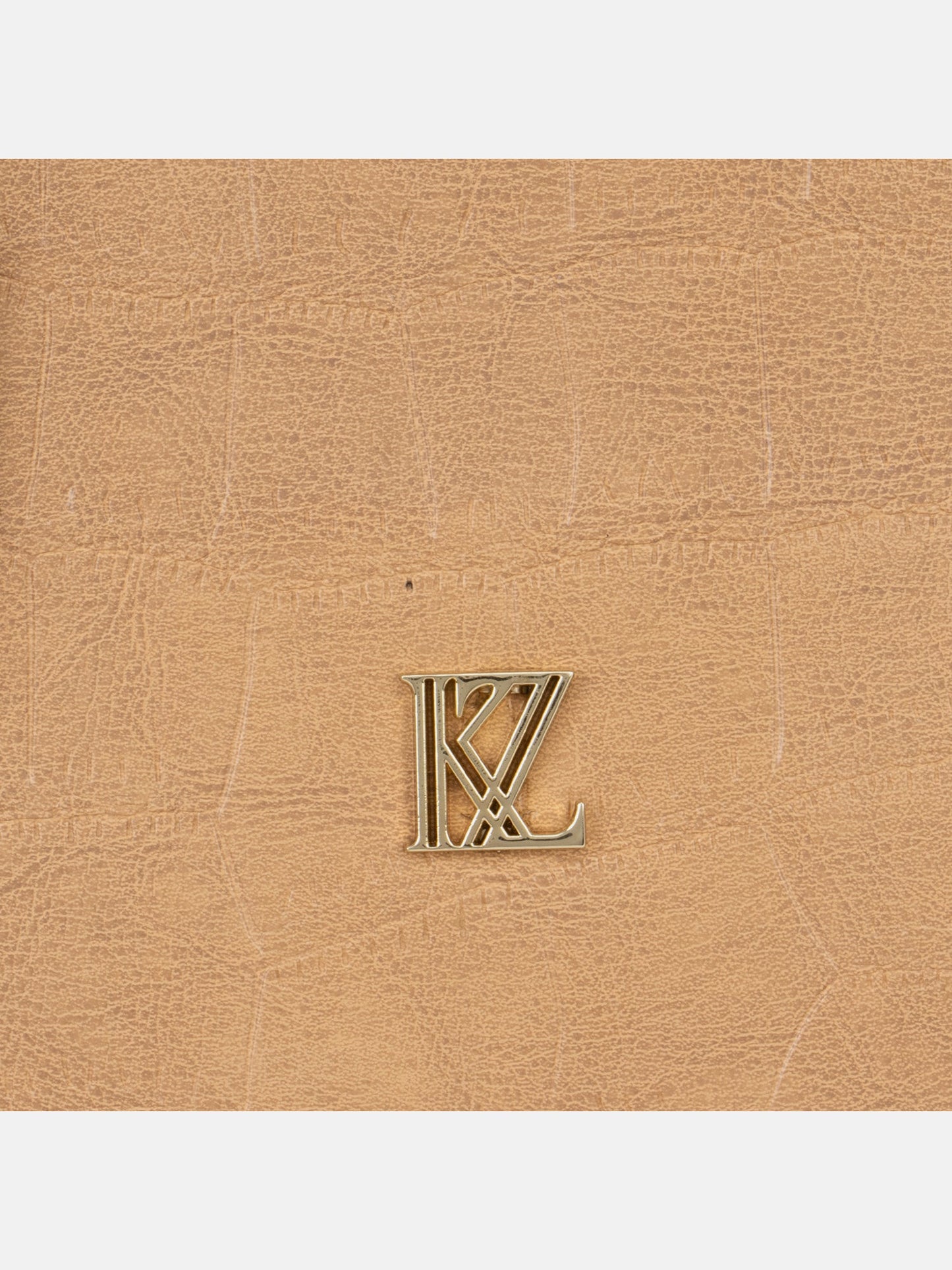 Croco Tote With Wallet & Pouch Bag