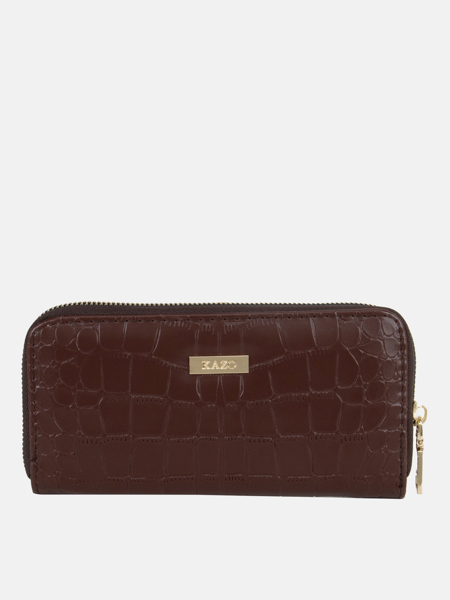 Croco Tote With Wallet & Pouch Bag