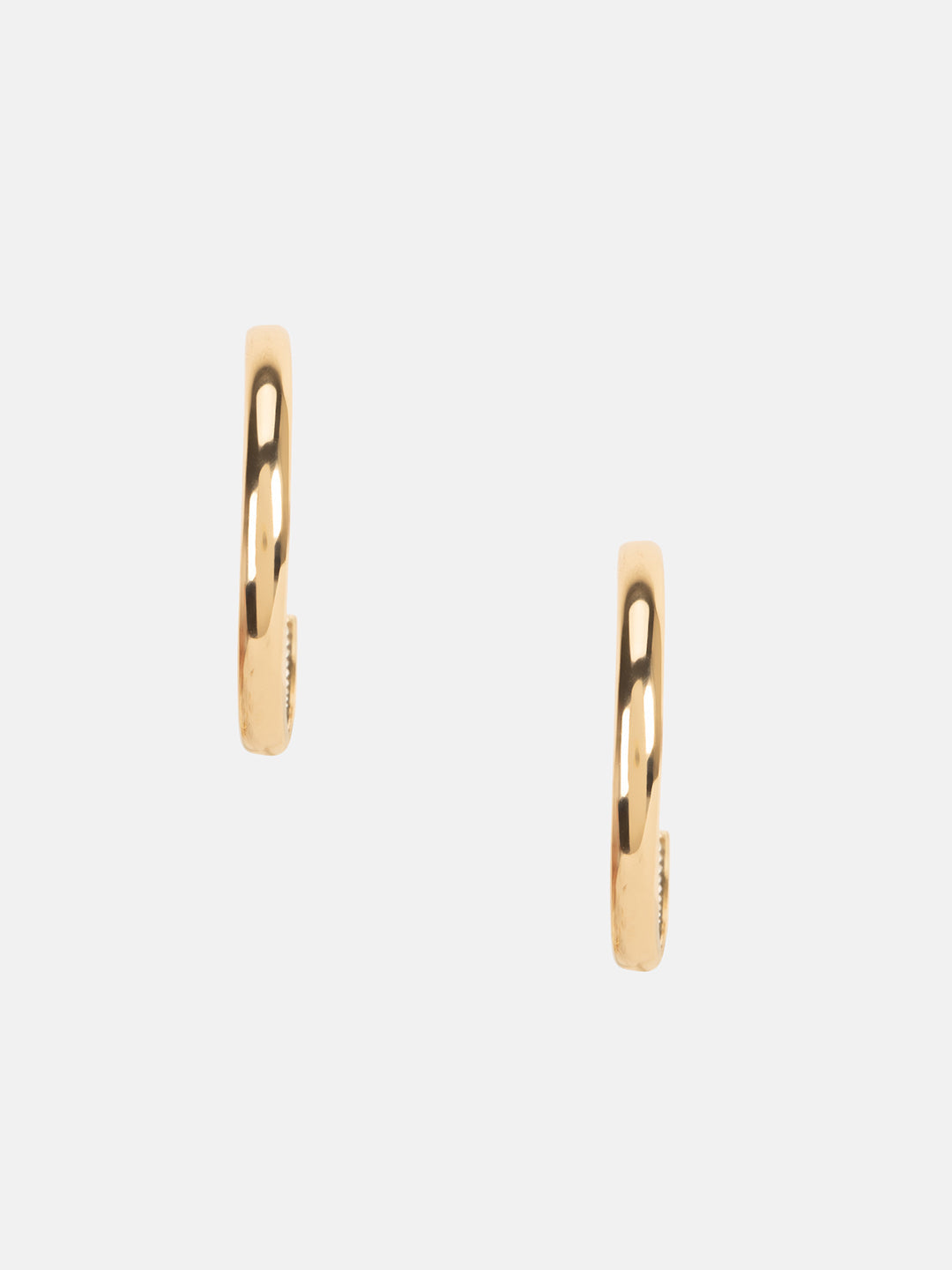 Gold Crystal Hoop Earrings
