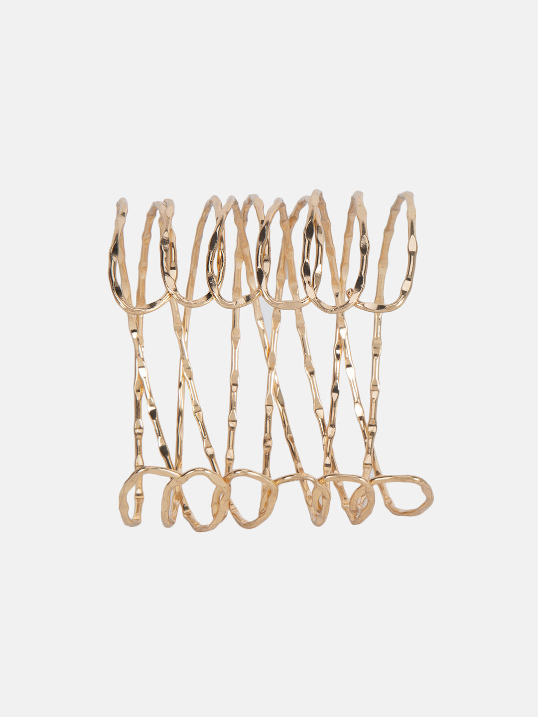 Row Design Cuff Bracelet